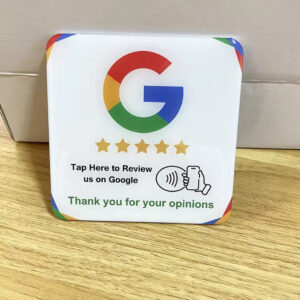 Plaque NFC Avis Google