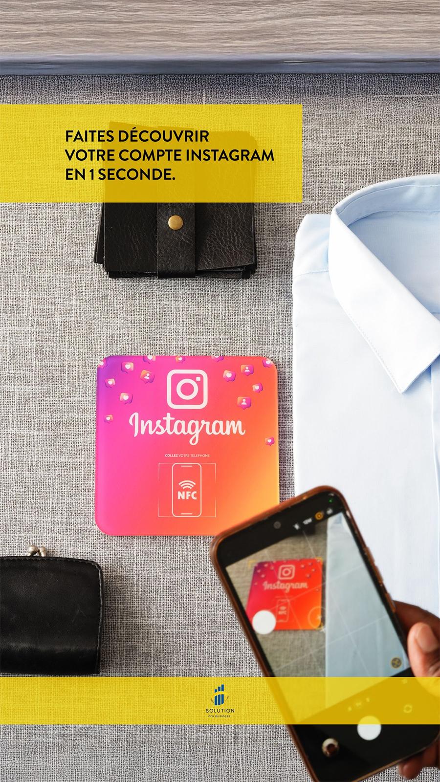 Plaque NFC Instagram – Image 2