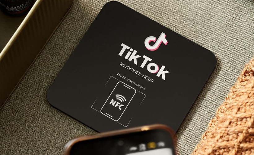 Plaque NFC TikTok