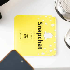 Plaque NFC Snapchat