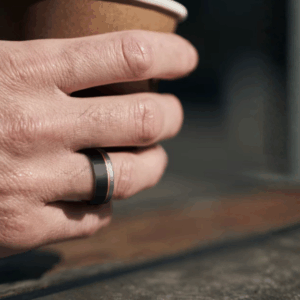 Bague Connectée NFC – FORGE NOIRE